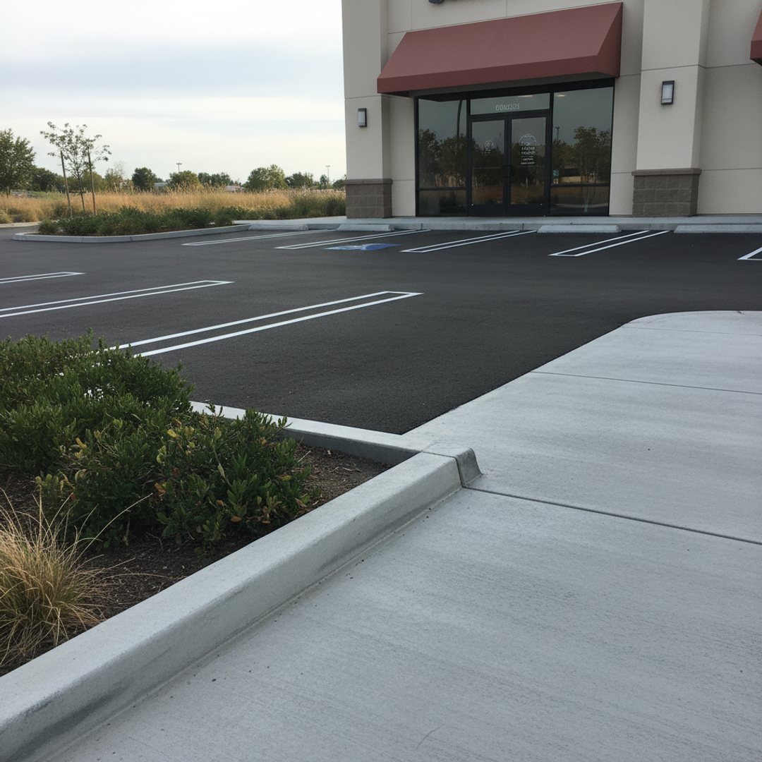 Decorative Concrete Overlays completed by Neighborly Concrete Solutions in Palo Alto, CA
